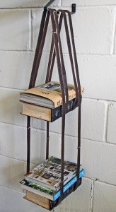 Clever Leather Bookshelf, Rocket St George