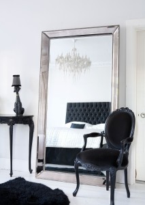 Strictly Studded Floor Mirror, French Bedroom Company