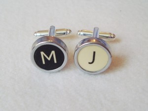 Typewriter Cufflinks, Kapunk Typewriter Cufflinks, Kapunk
