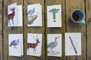 Mixed Box of 6 Christmas Cards, Thornback & Peel