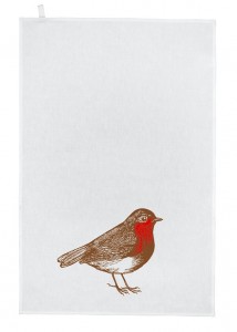Thornback and Peel hand screen printed linen tea towel available