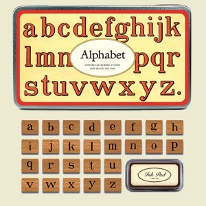 Alphabet Rubber Stamp Sets, After Noah