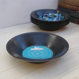 Small Vinyl Record Bowl 45s, Vinyl Village Small Vinyl Record Bowl 45s, Vinyl Village