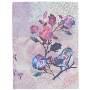 Rose Bud Oversized A6 Flexi Linen Noteboo paperchase