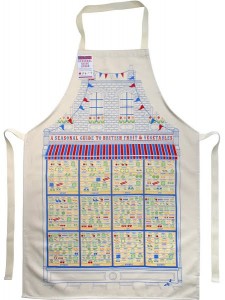 Stuart Gardiner, Seasonal Guide to British Fruit and Vegetables Apron
