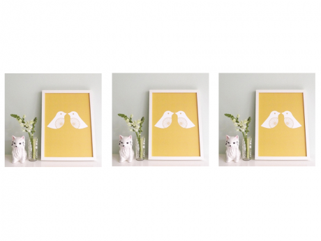 Lovey Dovey Print from Homageonline