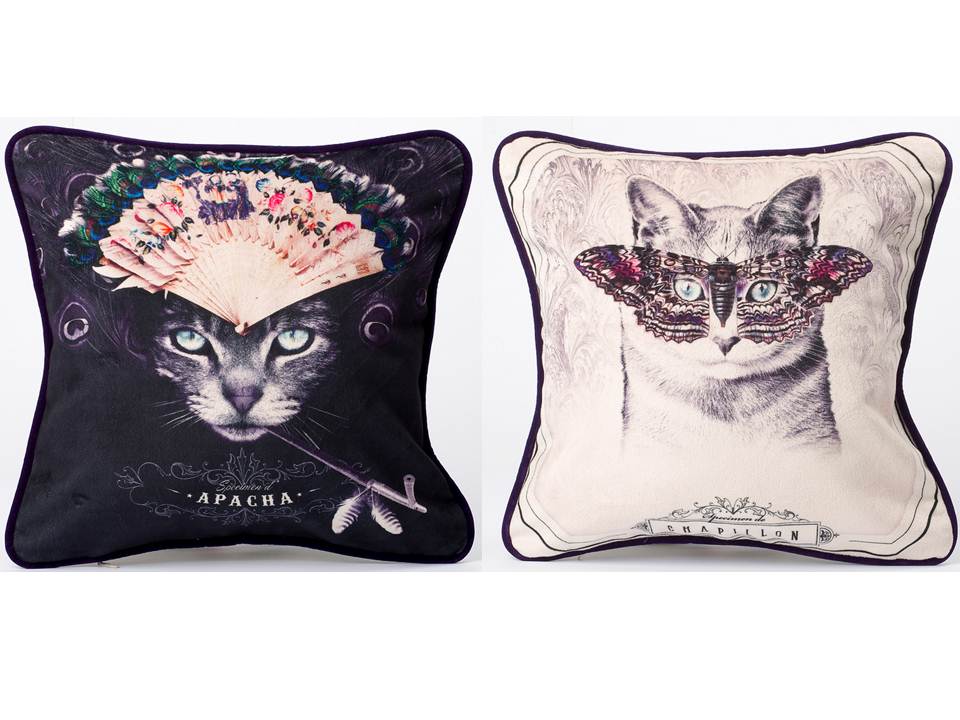 cat shaped cushions