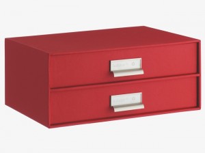 Garner Red 2 Drawer File, Habitat Garner Red 2 Drawer File, Habitat