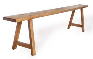 Solid Cherry Wood Bench, Bou Design, Not on the Highstreet Solid Cherry Wood Bench, Bou Design, Not on the Highstreet