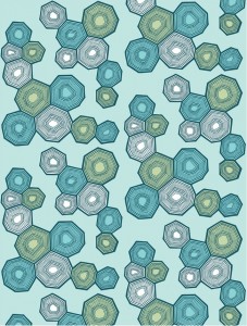 polygon wallpaper, interiors by element