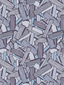 shatter wallpaper, interiors by element