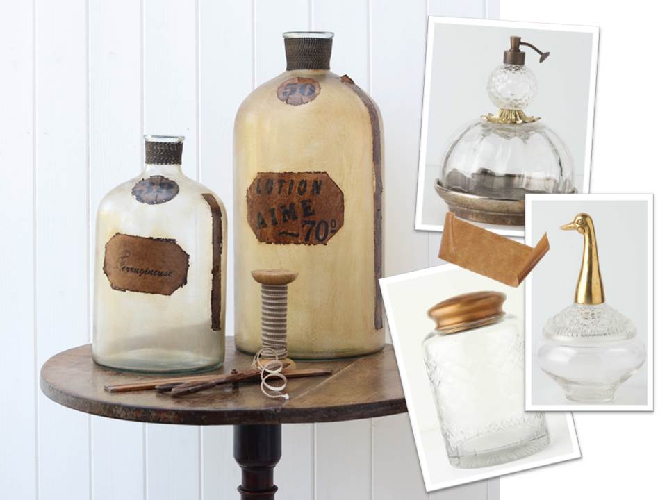 Rooms dressing table vintage glassware Homegirl London