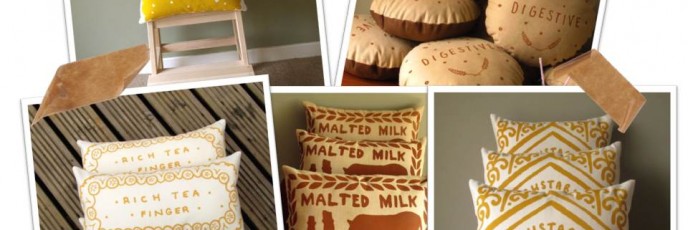 Nikki McWilliams Biscuit Cushions, Homegirl London