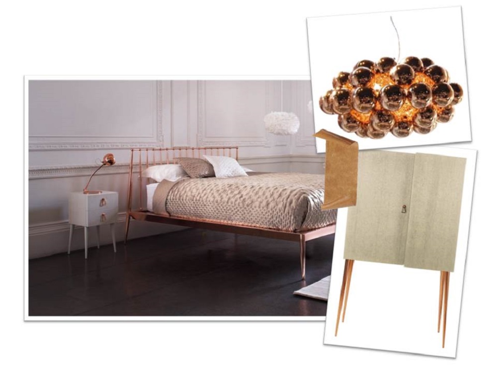 Rooms copper colour bedroom Homegirl London