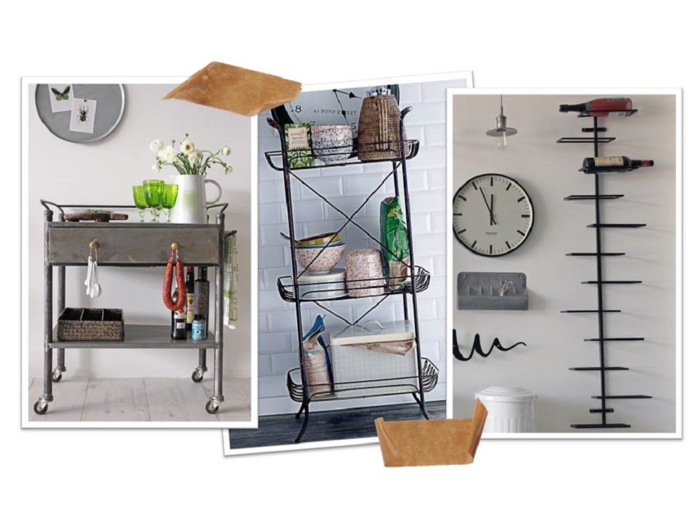 Rooms industrial kitchen storage Homegirl London