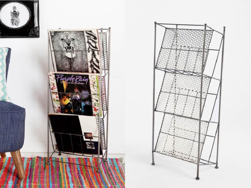 Finds metal magazine rack Homegirl London