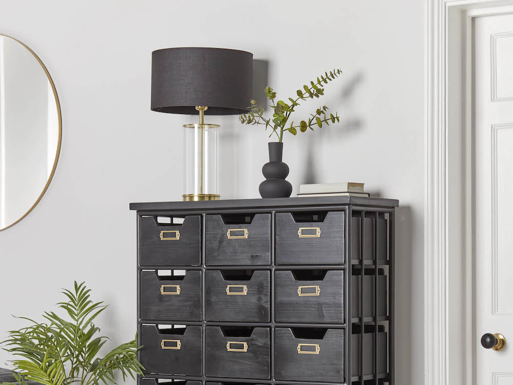 Industrial Style Storage Units With Drawers, Industrial Style Shelving Unit With Drawers